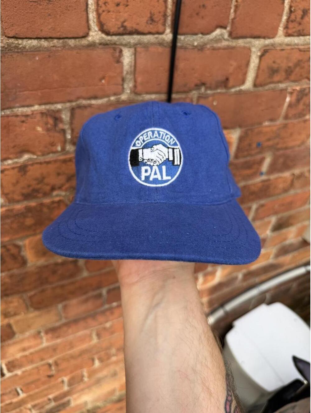 Vintage operation pal strap back hat 90s OS
